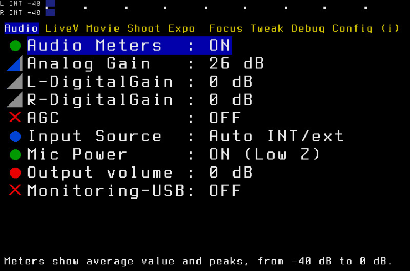 Audio tools for Magic Lantern